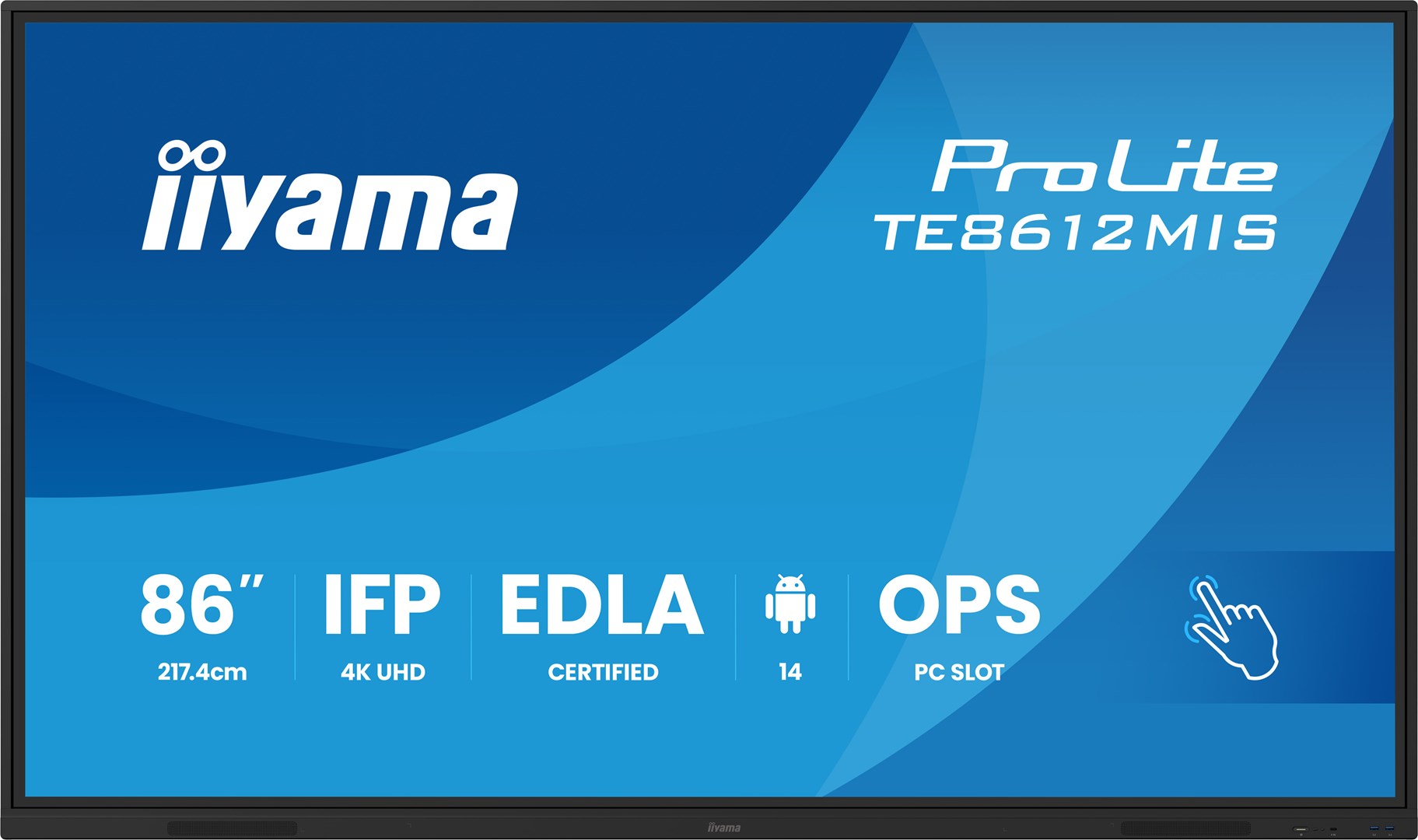 iiyama 86" Interactive 4K UHD Touchscreen elevating interactive collaboration iiyama 86" Interactive 4K UHD Touchscreen elevating interactive collaboration