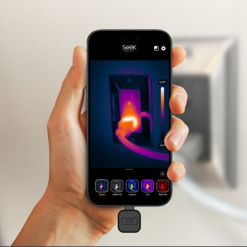Seek Thermal CQ-ABAX thermal imaging camera Black 320 x 240 pixels Seek Thermal CQ-ABAX thermal imaging camera Black 320 x 240 pixels