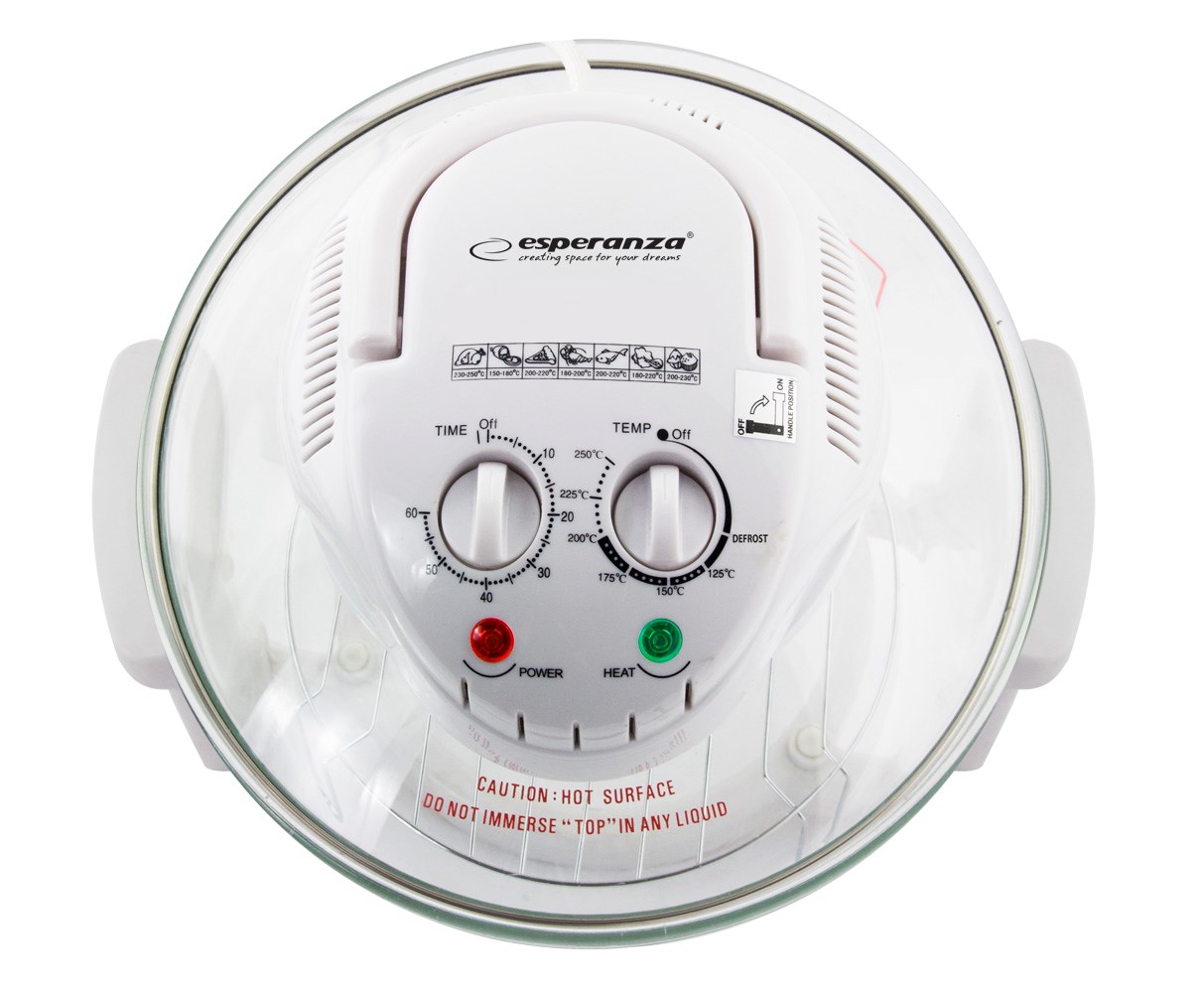 Esperanza EKO003 Combination halogen 12 L 1400 W Transparent, white Esperanza EKO003 Combination halogen 12 L 1400 W Transparent, white