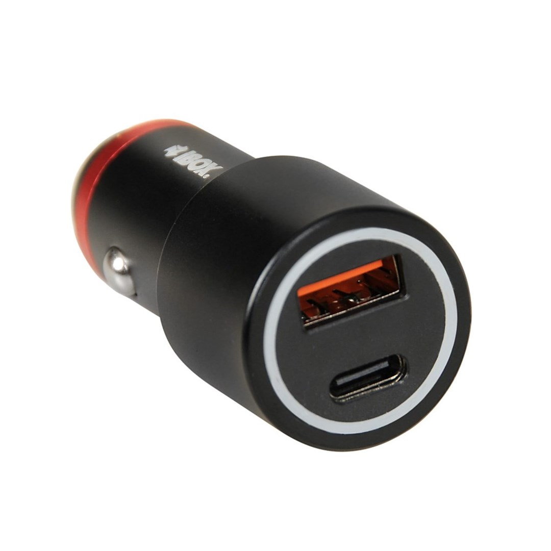 iBox ICC20 mobile device charger Smartphone, Smartwatch, Tablet Black Cigar lighter Fast charging Auto iBox ICC20 mobile device charger Smartphone, Smartwatch, Tablet Black Cigar lighter Fast charging Auto