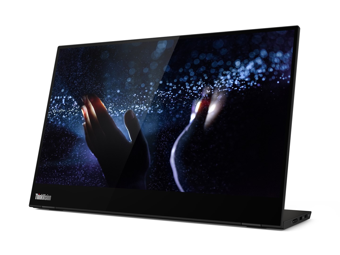 Lenovo ThinkVision M14t LED display 35.6 cm (14") 1920 x 1080 pixels Full HD Touchscreen Black Lenovo ThinkVision M14t LED display 35.6 cm (14") 1920 x 1080 pixels Full HD Touchscreen Black