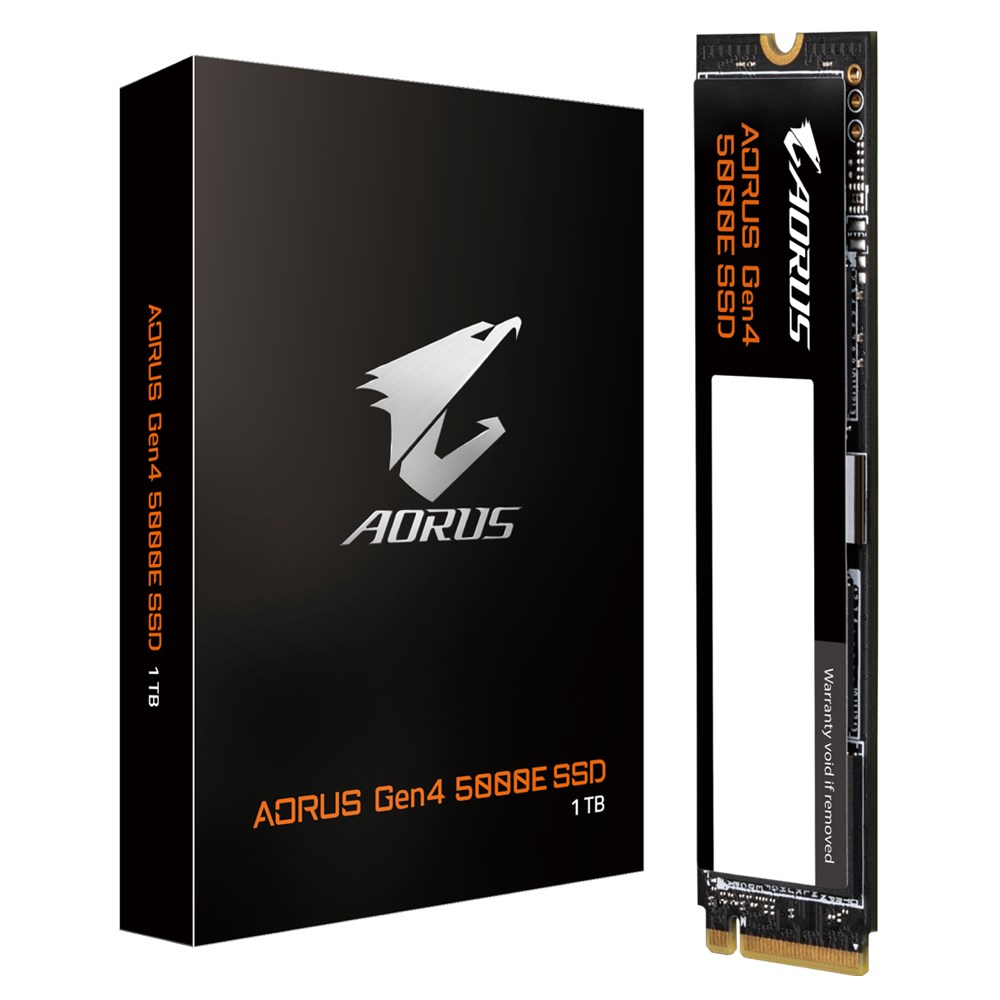 Gigabyte AORUS 5000E SSD 1TB M.2 NVMe Gen4 Gigabyte AORUS 5000E SSD 1TB M.2 NVMe Gen4