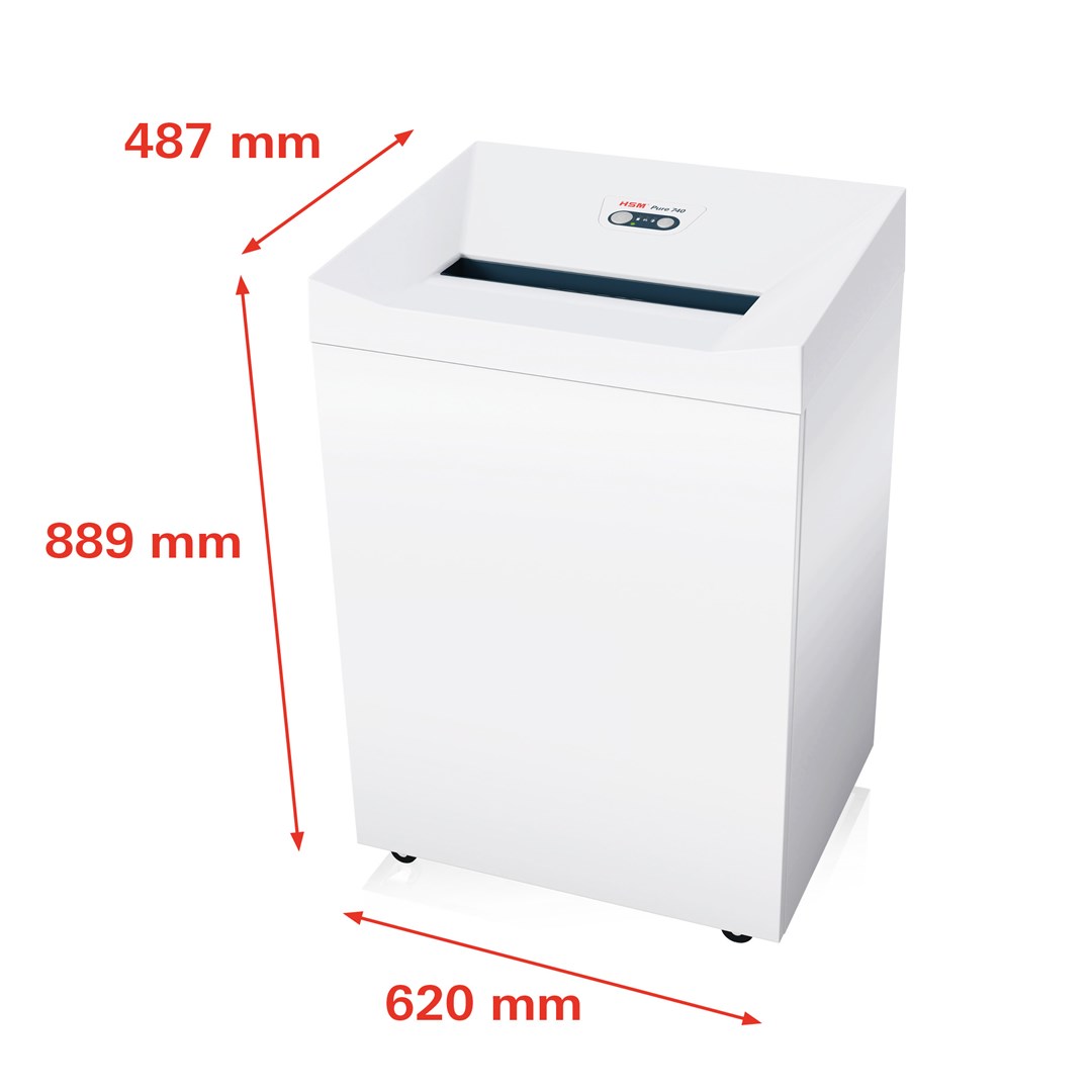 HSM Pure 740 shredder, 145 l, 3,9 mm HSM Pure 740 shredder, 145 l, 3,9 mm