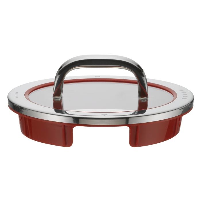 WMF 8900541245 pan lid Round Red, Stainless steel WMF 8900541245 pan lid Round Red, Stainless steel
