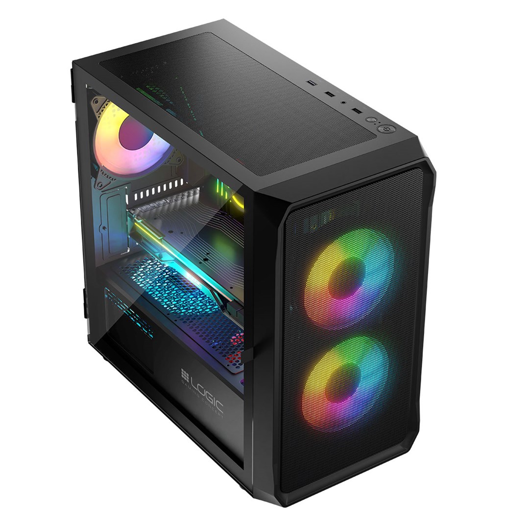Logic PORTOS ARGB MINI USB 3.0 Case Black Logic PORTOS ARGB MINI USB 3.0 Case Black