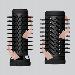 ROWENTA Brush Activ UB9520F0 black hot air rotating brush ROWENTA Brush Activ UB9520F0 black hot air rotating brush