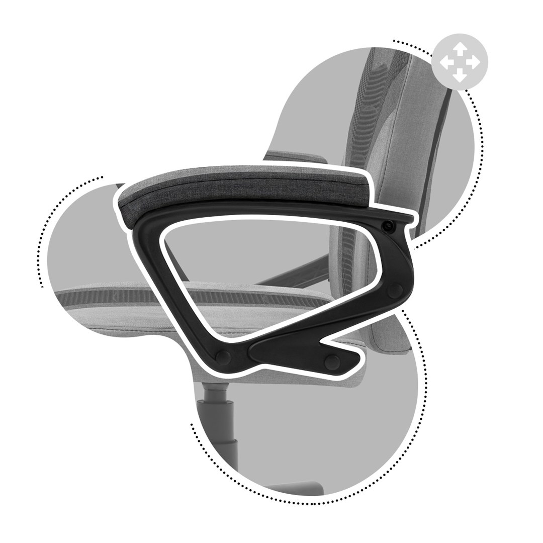 Gaming chair for children Huzaro HZ-Ranger 1.0 Gray Mesh, gray and black Gaming chair for children Huzaro HZ-Ranger 1.0 Gray Mesh, gray and black