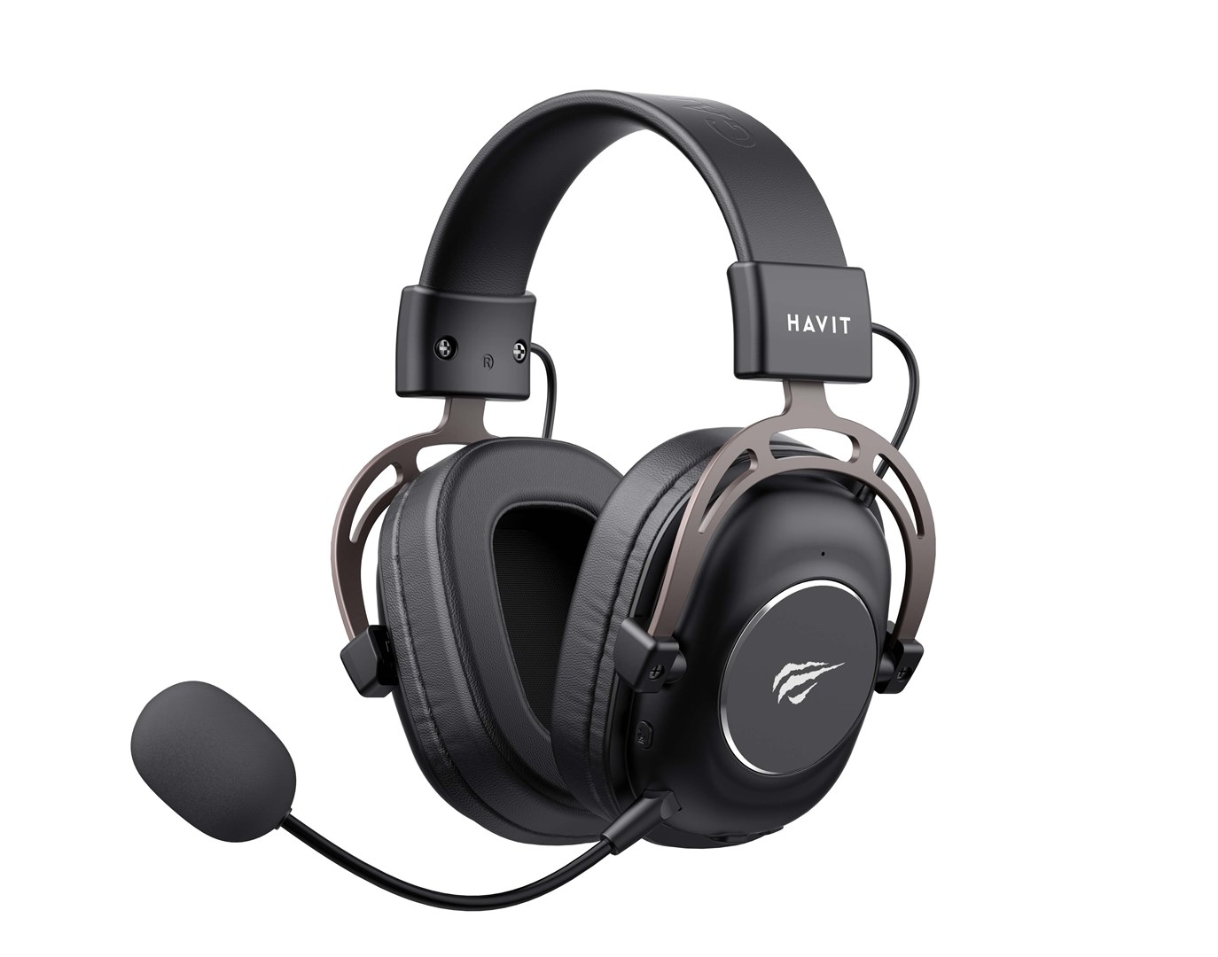 Havit H2002YG - 2.4G gaming headphones (black and ochre) Havit H2002YG - 2.4G gaming headphones (black and ochre)