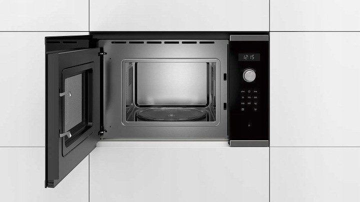 Bosch Serie 6 BFL524MS0 microwave Black, Stainless steel Solo microwave Built-in 20 L 800 W Bosch Serie 6 BFL524MS0 microwave Black, Stainless steel Solo microwave Built-in 20 L 800 W