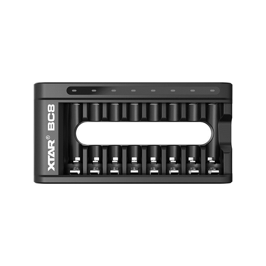 XTAR BC8 battery charger R03 / AAA and R6 / AA Li-ion 1,5V / NiMH XTAR BC8 battery charger R03 / AAA and R6 / AA Li-ion 1,5V / NiMH