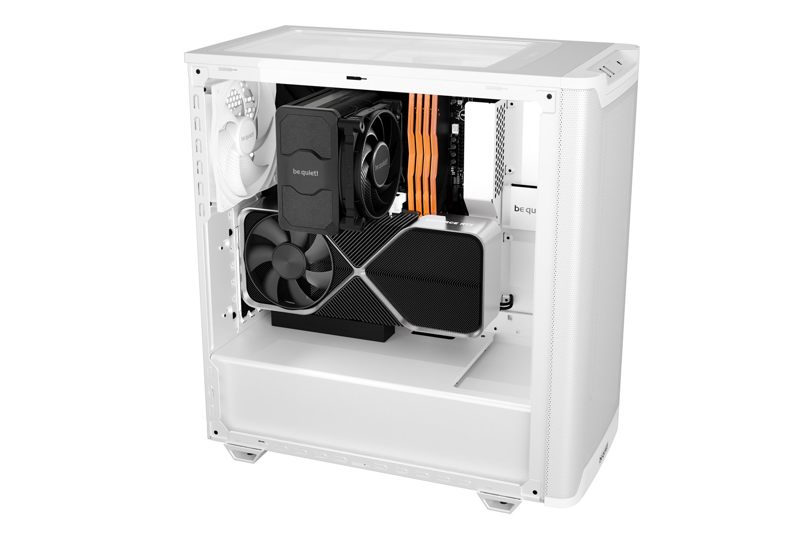 be quiet! PURE BASE 501 Airflow Window White Midi Tower be quiet! PURE BASE 501 Airflow Window White Midi Tower