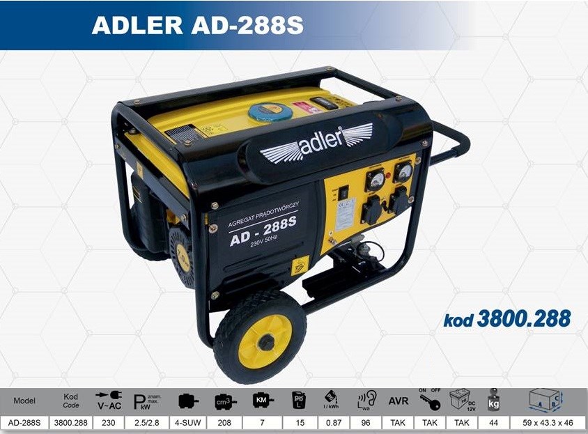 ADLER 2.8KW AD-288S%%% ADLER 2.8KW AD-288S%%%