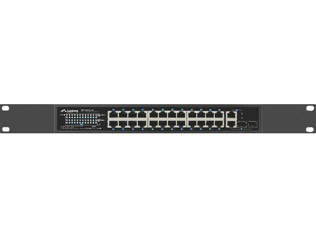 Lanberg Switch 24X 100MB DSP+/2X Combo Rack 19" 360W V2 Lanberg Switch 24X 100MB DSP+/2X Combo Rack 19" 360W V2