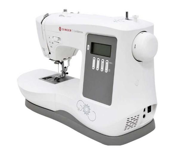 Singer 7640 sewing machine, electric current, white Singer 7640 sewing machine, electric current, white