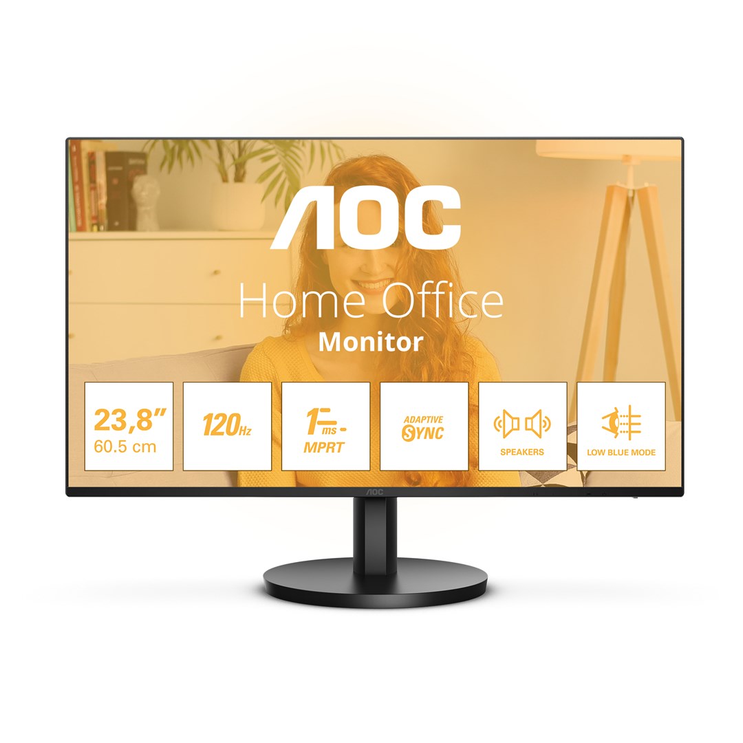 AOC B3 24B3QA2 computer monitor 60.5 cm (23.8") 1920 x 1080 pixels Full HD LED Black AOC B3 24B3QA2 computer monitor 60.5 cm (23.8") 1920 x 1080 pixels Full HD LED Black
