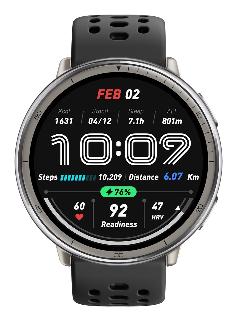 Smartwatch Amazfit Active 2/A2433 BLK LEAT Smartwatch Amazfit Active 2/A2433 BLK LEAT