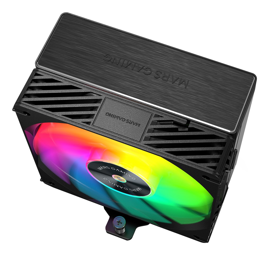 Mars Gaming MCPUX5ARGB computer cooling system Processor Air cooler 12 cm Black 1 pc(s) Mars Gaming MCPUX5ARGB computer cooling system Processor Air cooler 12 cm Black 1 pc(s)