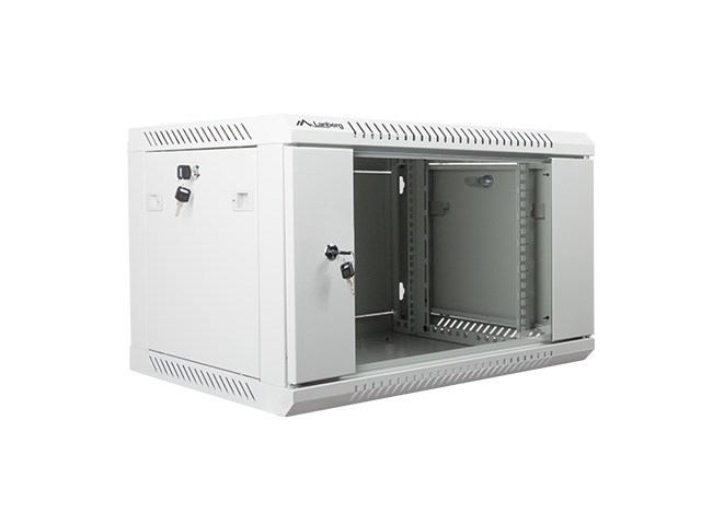 Lanberg wall-mounted 19" cabinet 4U 600x450 gray wf01-6406-10s Lanberg wall-mounted 19" cabinet 4U 600x450 gray wf01-6406-10s