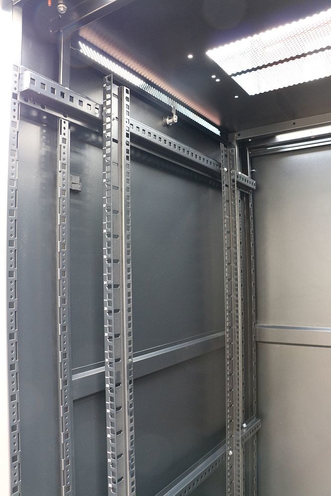 Extralink Rackmount cabinet 42U 800x800 Black standing Extralink Rackmount cabinet 42U 800x800 Black standing