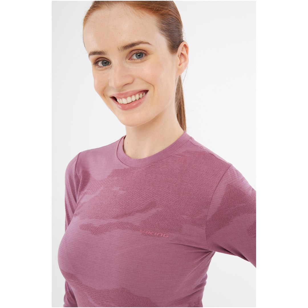 VIKING Gasher Lady Set Merino women's underwear, size S, pink VIKING Gasher Lady Set Merino women's underwear, size S, pink