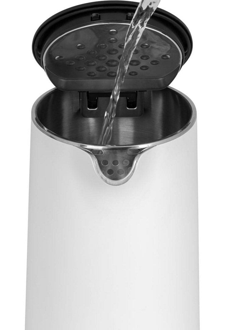 Stainless Steel Kettle White 1.5 l Salt & Pepper Concept RK3300 Stainless Steel Kettle White 1.5 l Salt & Pepper Concept RK3300