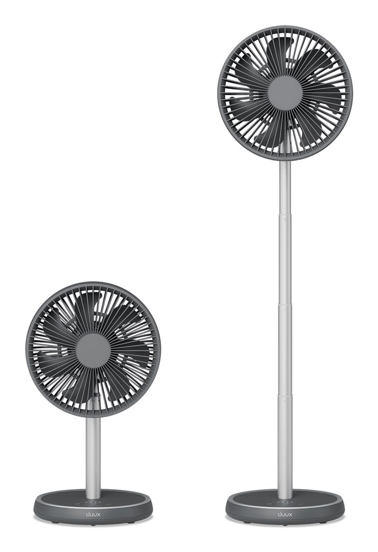 Duux Rize Flex Stand Fan Grey Diameter 21 cm Duux Rize Flex Stand Fan Grey Diameter 21 cm