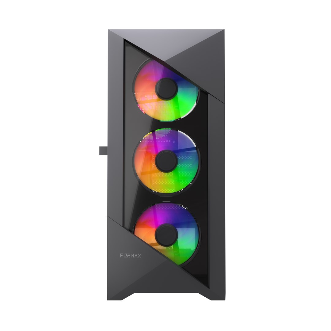 Gembird CCC-FC-900ARGB Gaming computer case Fornax 900, ATX, black Gembird CCC-FC-900ARGB Gaming computer case Fornax 900, ATX, black