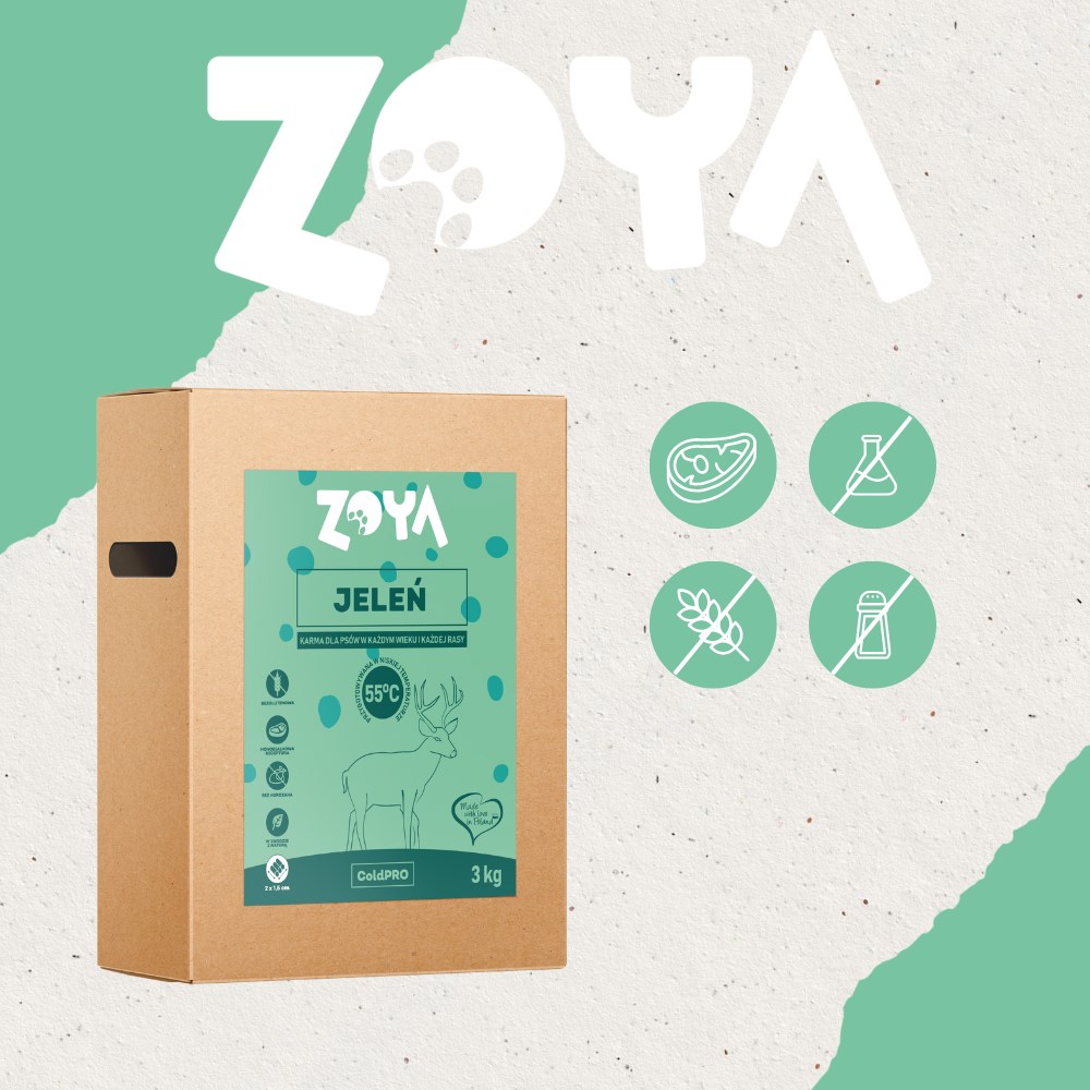 ZOYA ColdPRO Deer - dry dog food - 3kg ZOYA ColdPRO Deer - dry dog food - 3kg