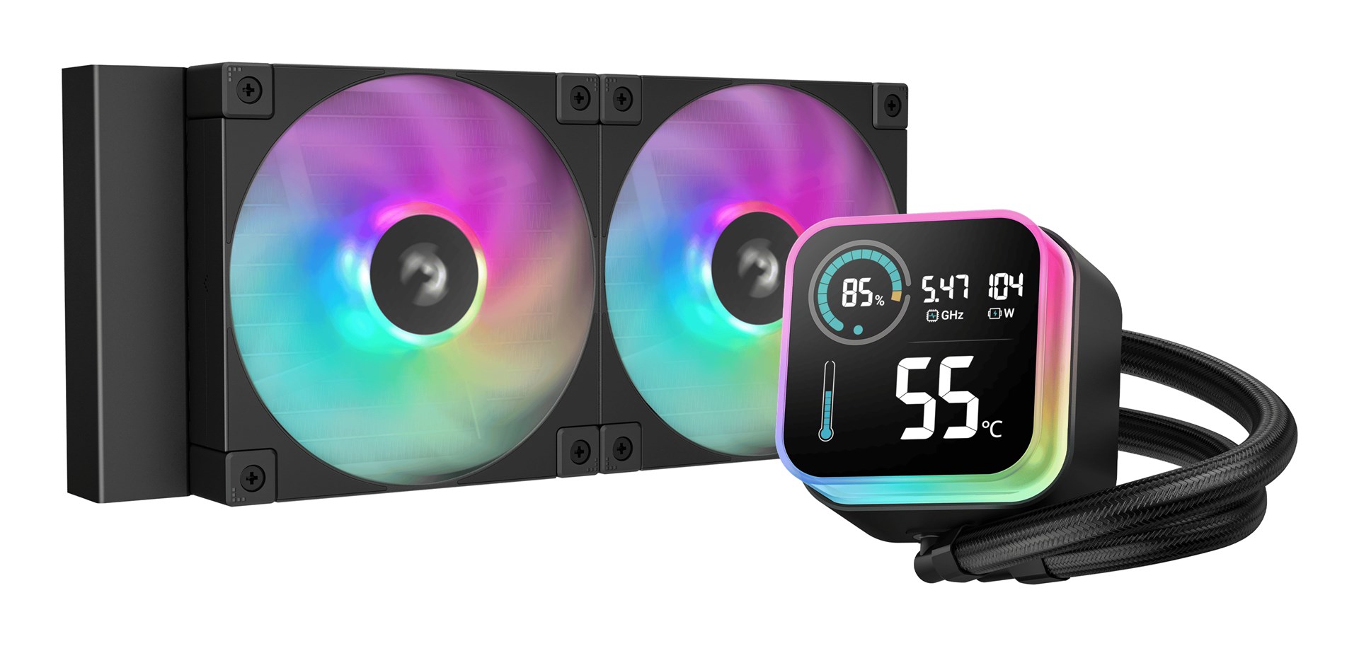 DeepCool LQ240 Processor Liquid cooling kit 12 cm Black 1 pc(s) DeepCool LQ240 Processor Liquid cooling kit 12 cm Black 1 pc(s)