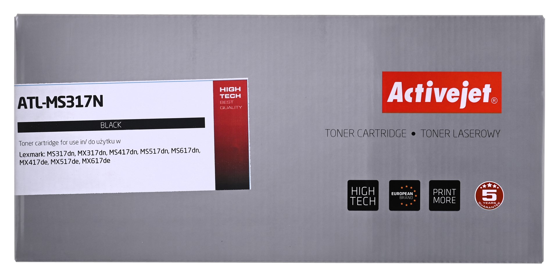 Activejet ATL-MS317N Toner (replacement for Lexmark 51B2000, Supreme; 2,500 pages; black) Activejet ATL-MS317N Toner (replacement for Lexmark 51B2000, Supreme; 2,500 pages; black)