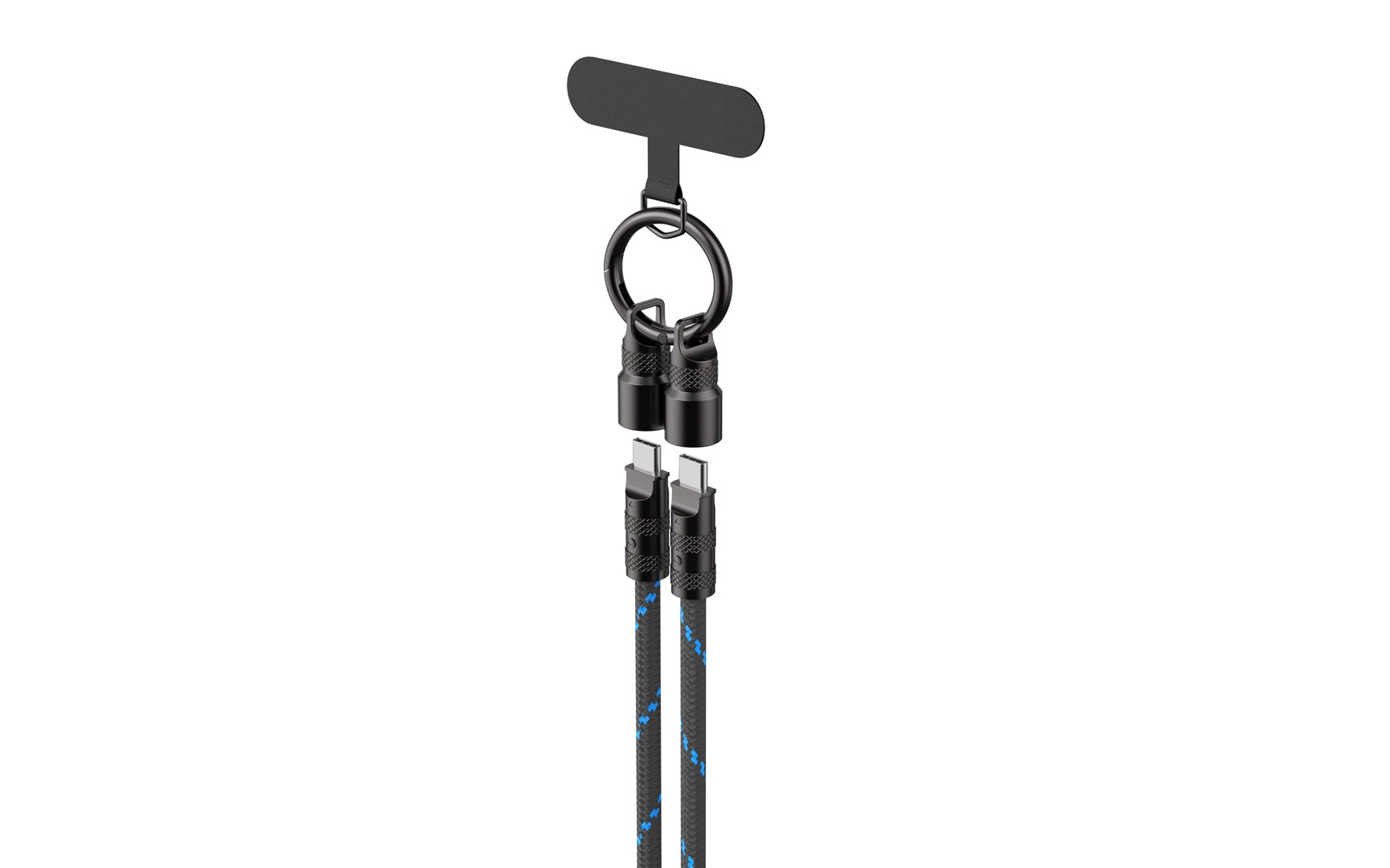 Havit CB6340 - charging cable, 1.2m (black/blue) Havit CB6340 - charging cable, 1.2m (black/blue)