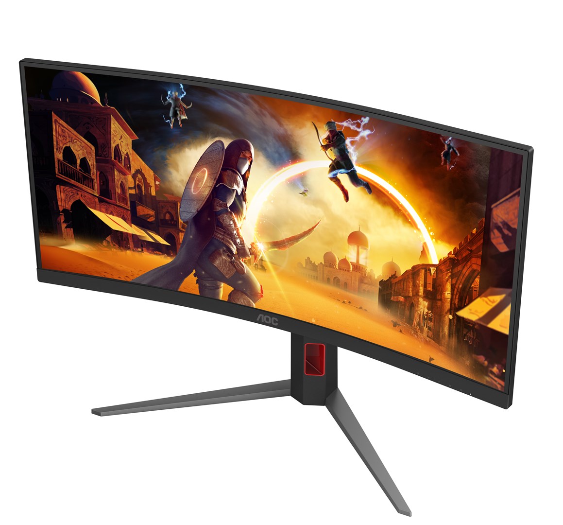 AOC G4 CU34G4 computer monitor 86.4 cm (34") 3440 x 1440 pixels Wide Quad HD LED Black, Red AOC G4 CU34G4 computer monitor 86.4 cm (34") 3440 x 1440 pixels Wide Quad HD LED Black, Red