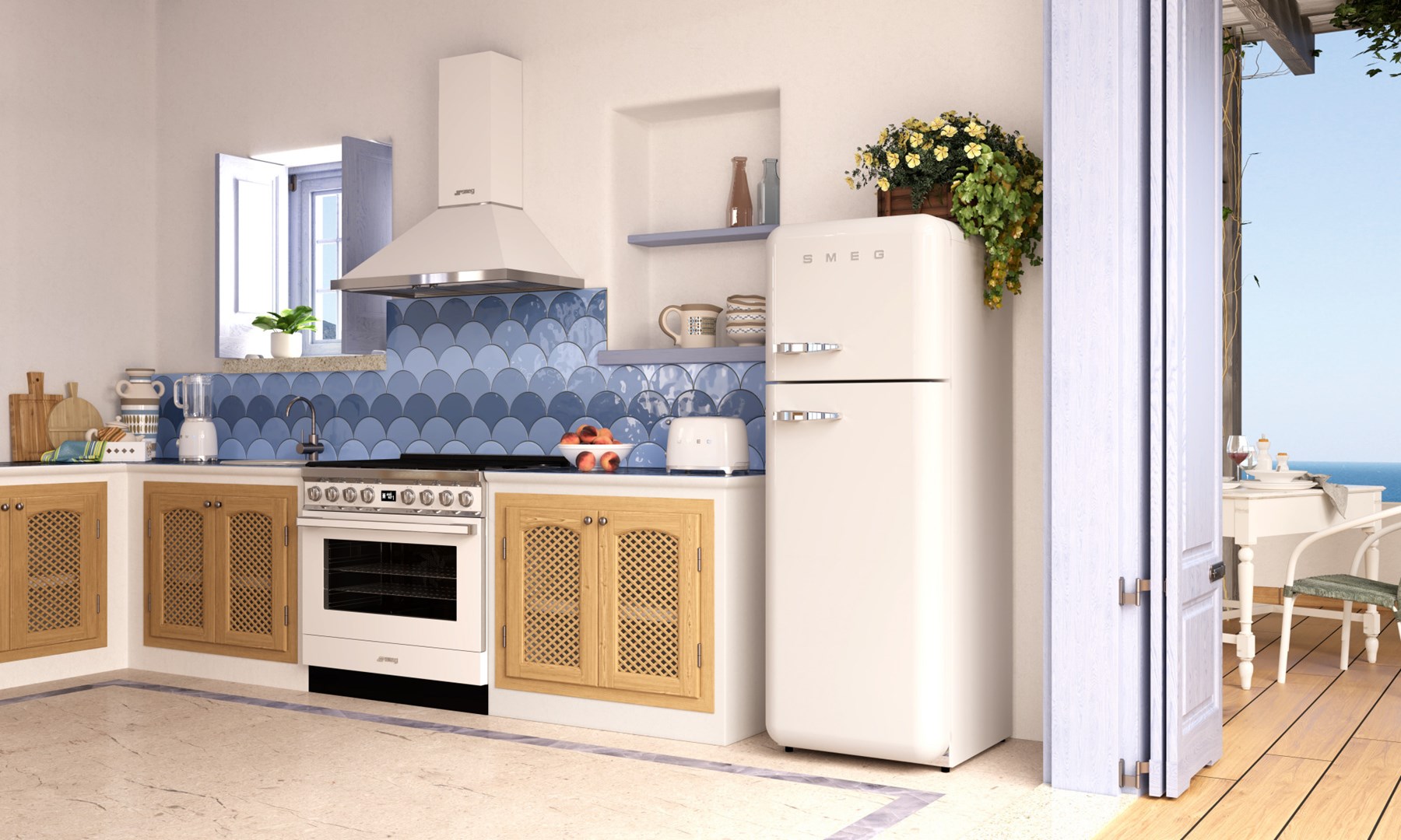 SMEG Toaster white TSF01WHEU SMEG Toaster white TSF01WHEU