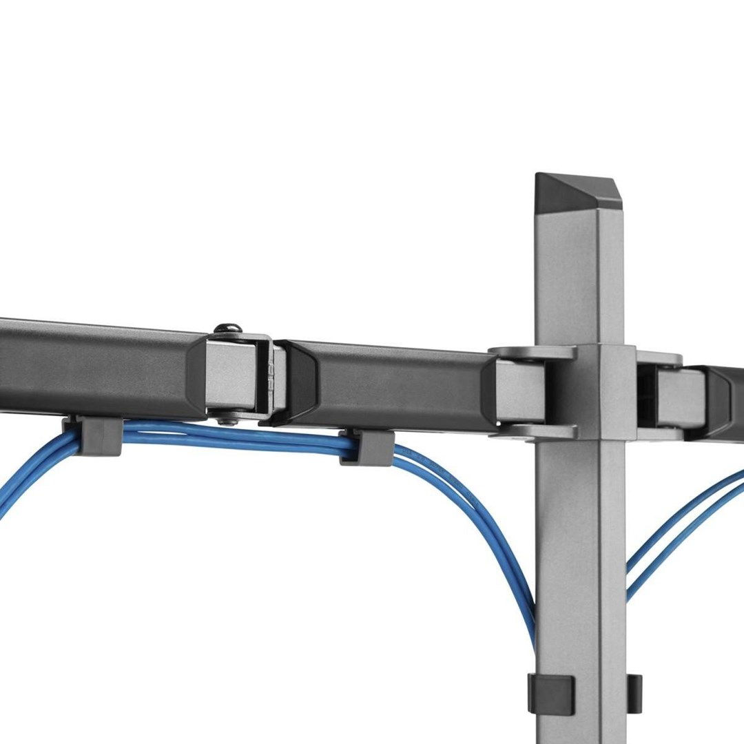Built-in bracket for two Deluxe Ergo Office monitors, 17"-32", max. 9kg, ER-449 Built-in bracket for two Deluxe Ergo Office monitors, 17"-32", max. 9kg, ER-449