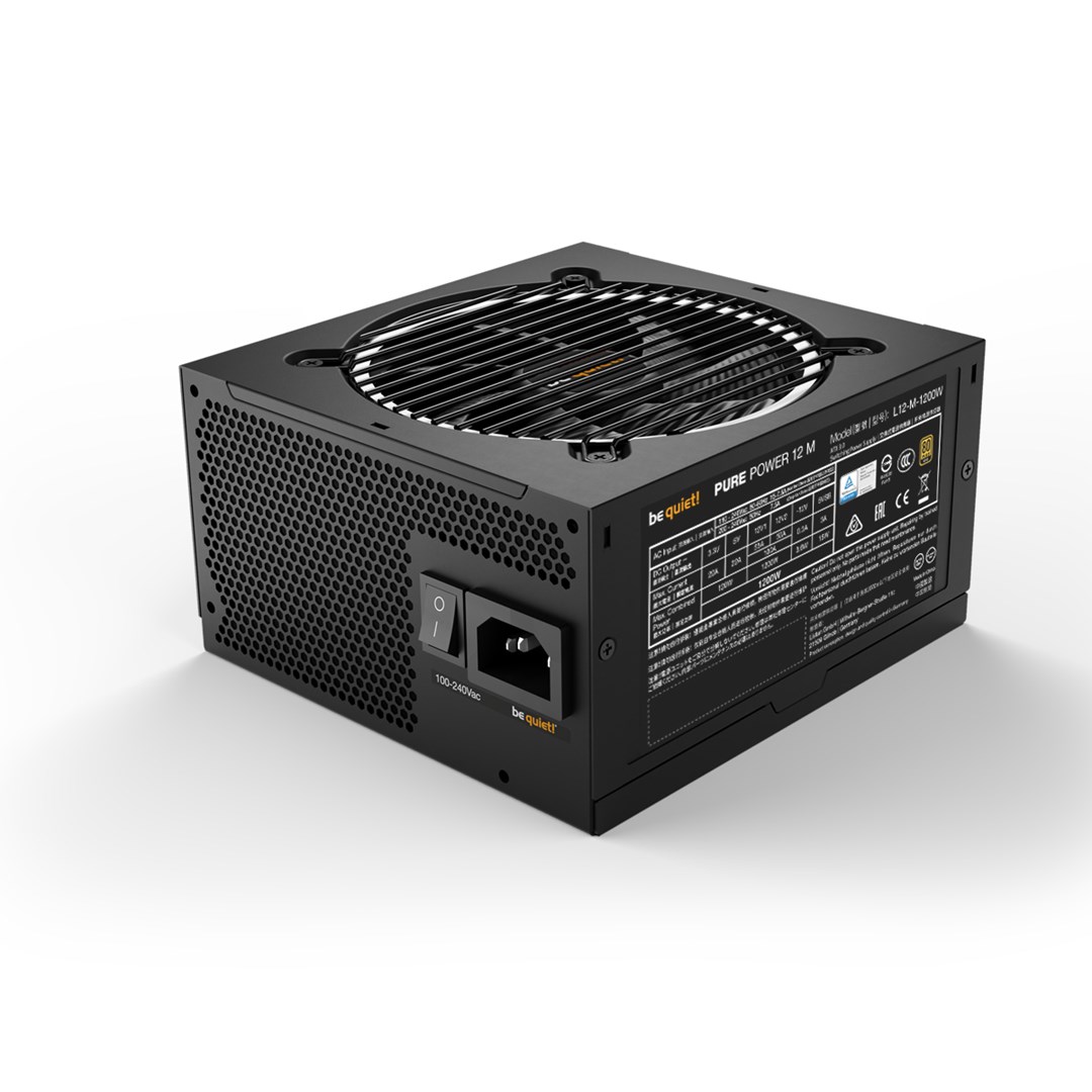 be quiet! PURE POWER 12 M | 1200W power supply unit 20+4 pin ATX ATX Black be quiet! PURE POWER 12 M | 1200W power supply unit 20+4 pin ATX ATX Black