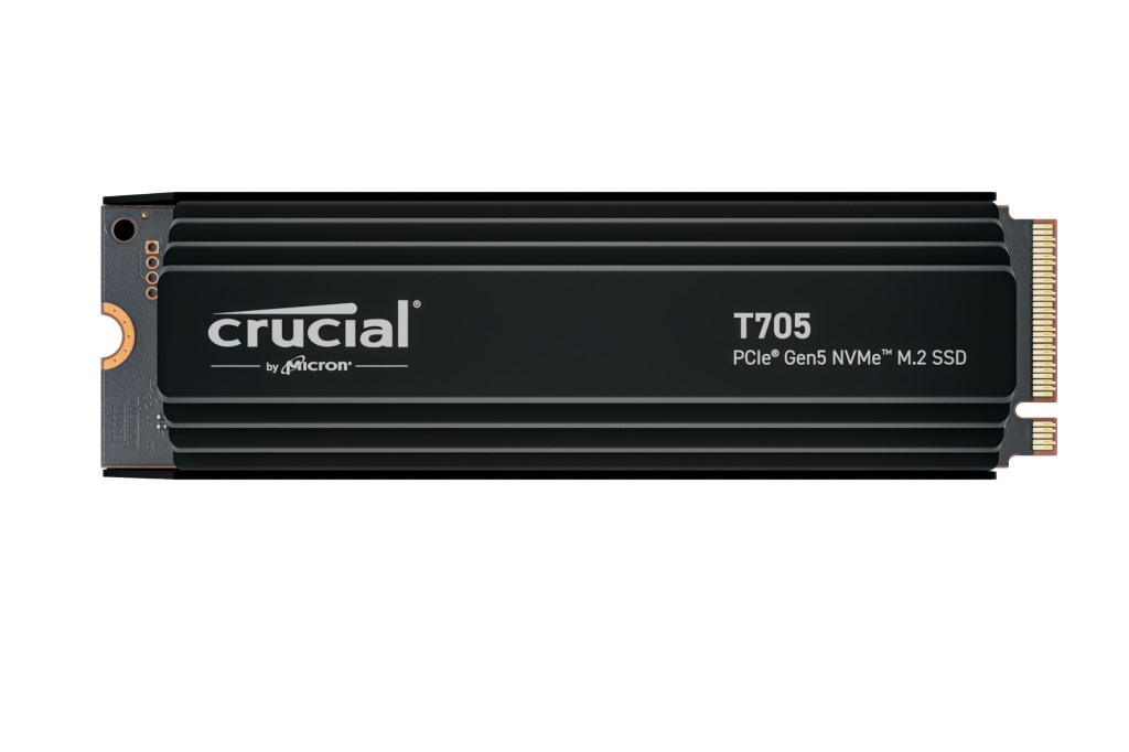 SSD M.2 4TB Crucial T705 NVMe PCIe 5.0 x 4 with Heatsink SSD M.2 4TB Crucial T705 NVMe PCIe 5.0 x 4 with Heatsink