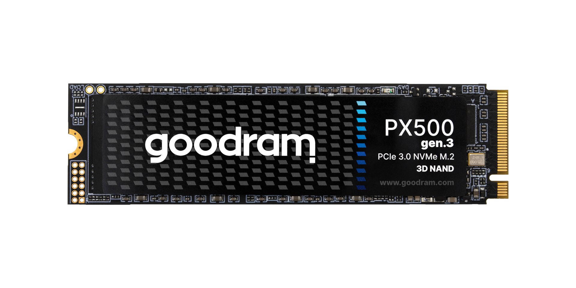 Goodram PX500 GEN.3 SSDPR-PX500-256-80-G3 internal solid state drive 256 GB M.2 PCI Express 3.0 NVMe 3D NAND Goodram PX500 GEN.3 SSDPR-PX500-256-80-G3 internal solid state drive 256 GB M.2 PCI Express 3.0 NVMe 3D NAND
