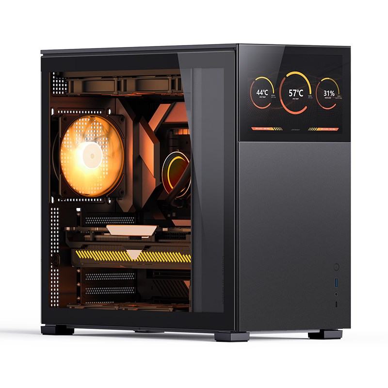 Jonsbo D41 Screen ATX Case, Tempered Glass - black Jonsbo D41 Screen ATX Case, Tempered Glass - black