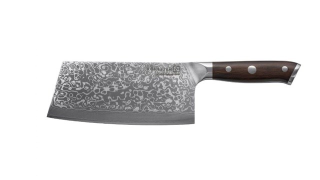 Cleaver Kohersen Elegance Ebony Wood Damascus steel cleaver 16.5 cm Cleaver Kohersen Elegance Ebony Wood Damascus steel cleaver 16.5 cm