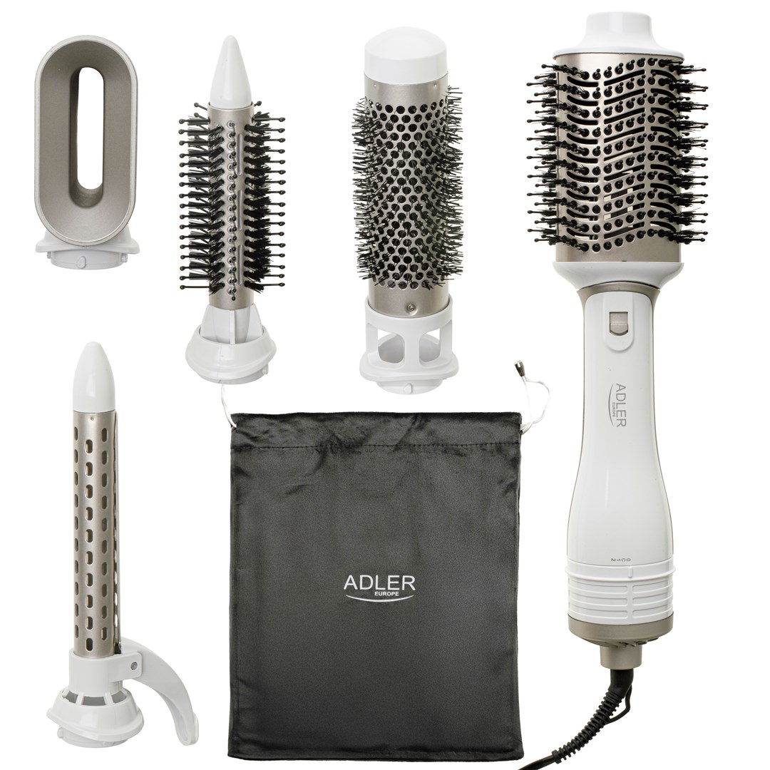ADLER AD 2027 white hair dryer and curling iron ADLER AD 2027 white hair dryer and curling iron