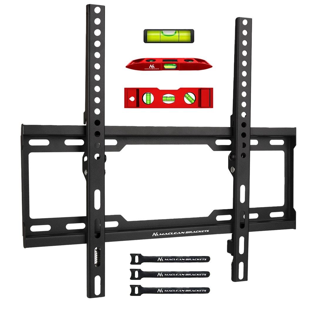 Maclean TV MC-412 Wall Mount Bracket 32"-70" VESA 400x400 45kg Tilting Universal Adjustable Spirit Level Mounting Accessories Maclean TV MC-412 Wall Mount Bracket 32"-70" VESA 400x400 45kg Tilting Universal Adjustable Spirit Level Mounting Accessories