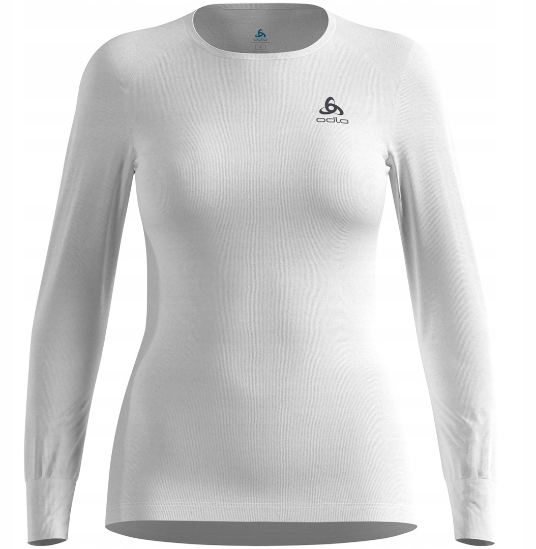 Odlo BL TOP crew neck l/s ACTIVE WARM ECO women's T-shirt, size M, white Odlo BL TOP crew neck l/s ACTIVE WARM ECO women's T-shirt, size M, white