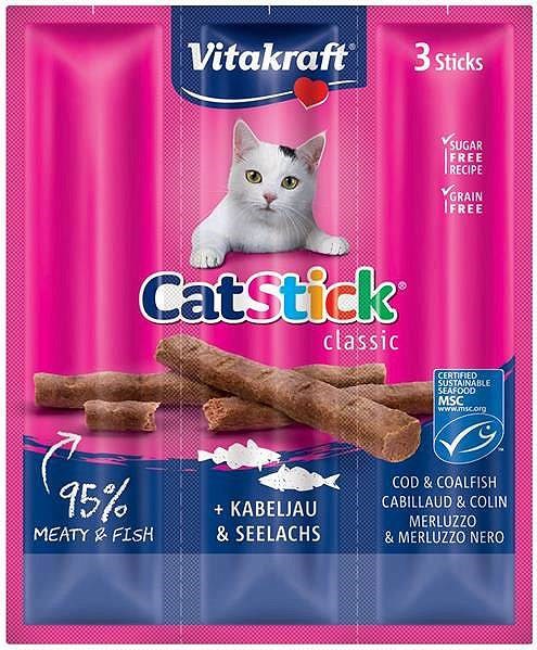VITAKRAFT CatStick Classic Cod and saithe - cat treats - 18g VITAKRAFT CatStick Classic Cod and saithe - cat treats - 18g