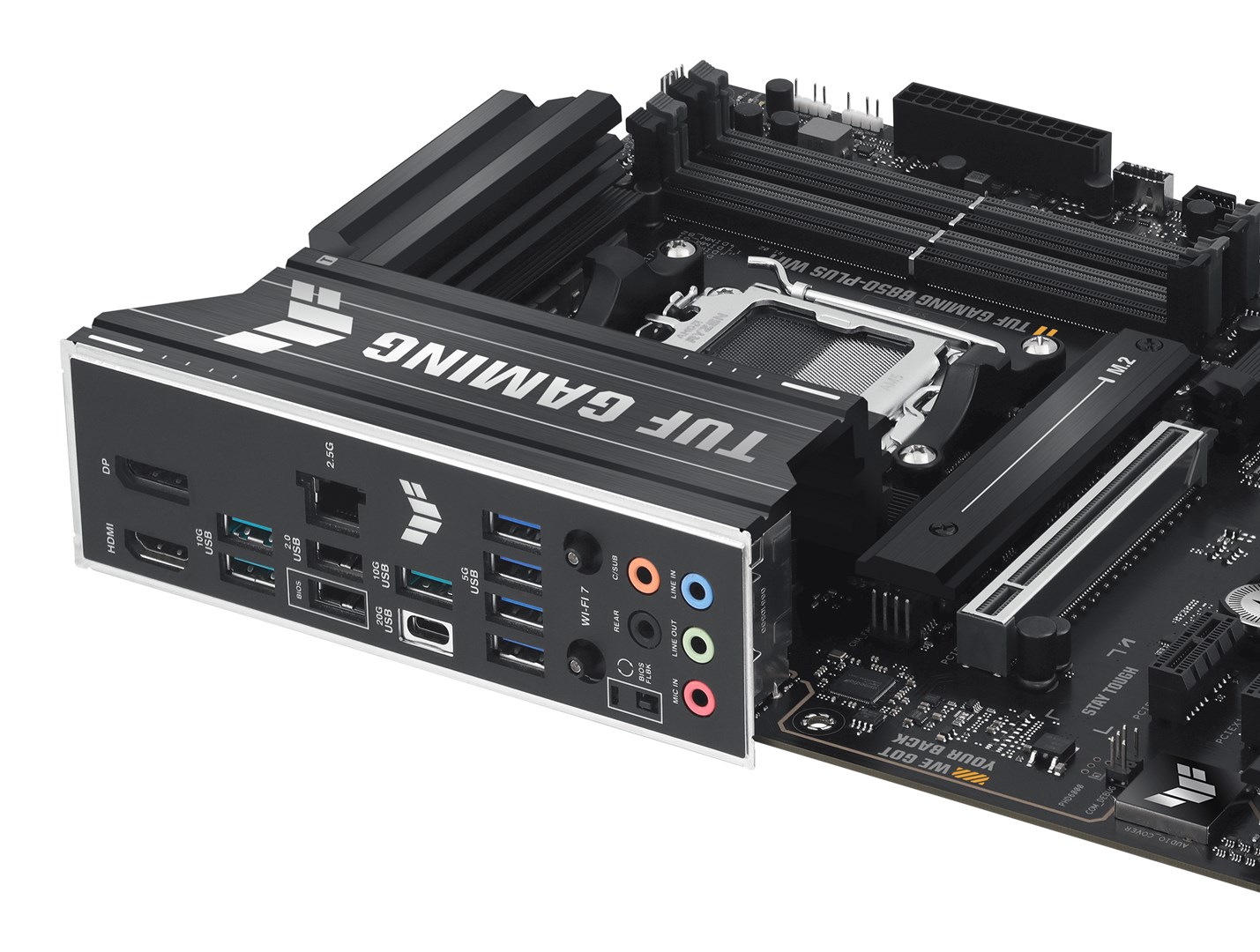 ASUS TUF GAMING B850-PLUS WIFI AMD B850 Socket AM5 ATX ASUS TUF GAMING B850-PLUS WIFI AMD B850 Socket AM5 ATX