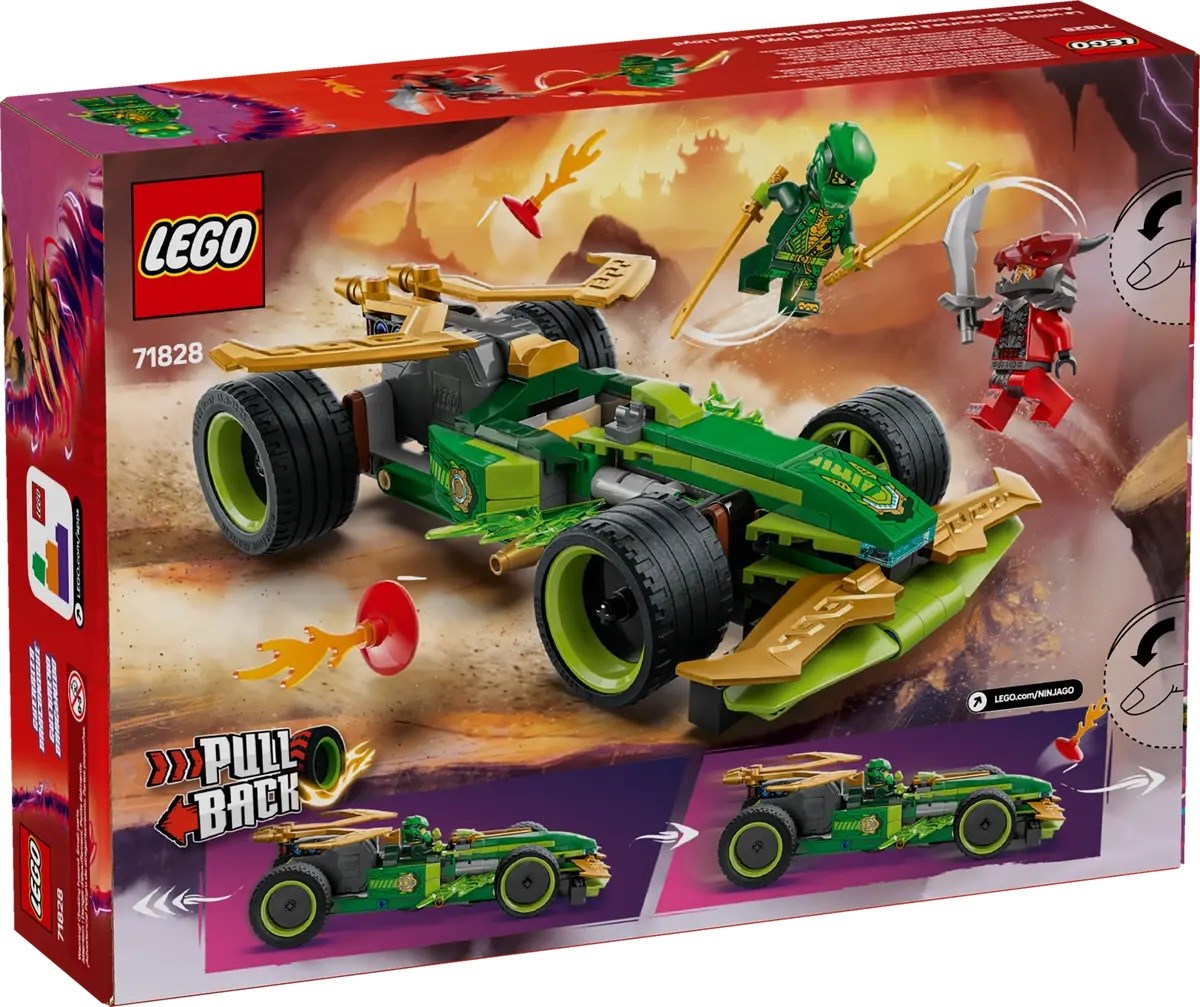 LEGO NINJAGO 71828 Lloyd's Pull-Back Race Car LEGO NINJAGO 71828 Lloyd's Pull-Back Race Car