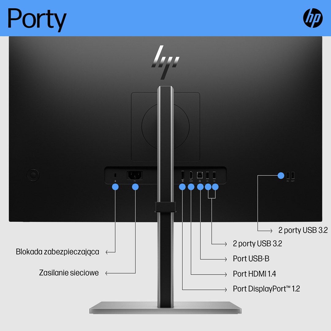 HP E27 G5 68.6 cm (27") 1920 x 1080 pixels Full HD LED Black HP E27 G5 68.6 cm (27") 1920 x 1080 pixels Full HD LED Black