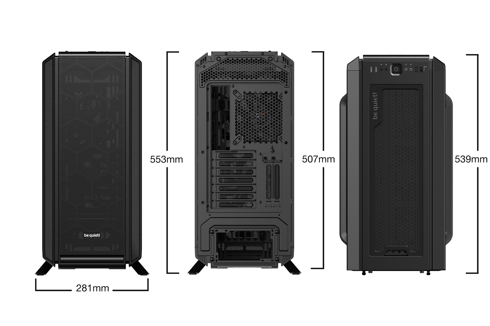 be quiet! Silent Base 802 Window Black Midi Tower be quiet! Silent Base 802 Window Black Midi Tower