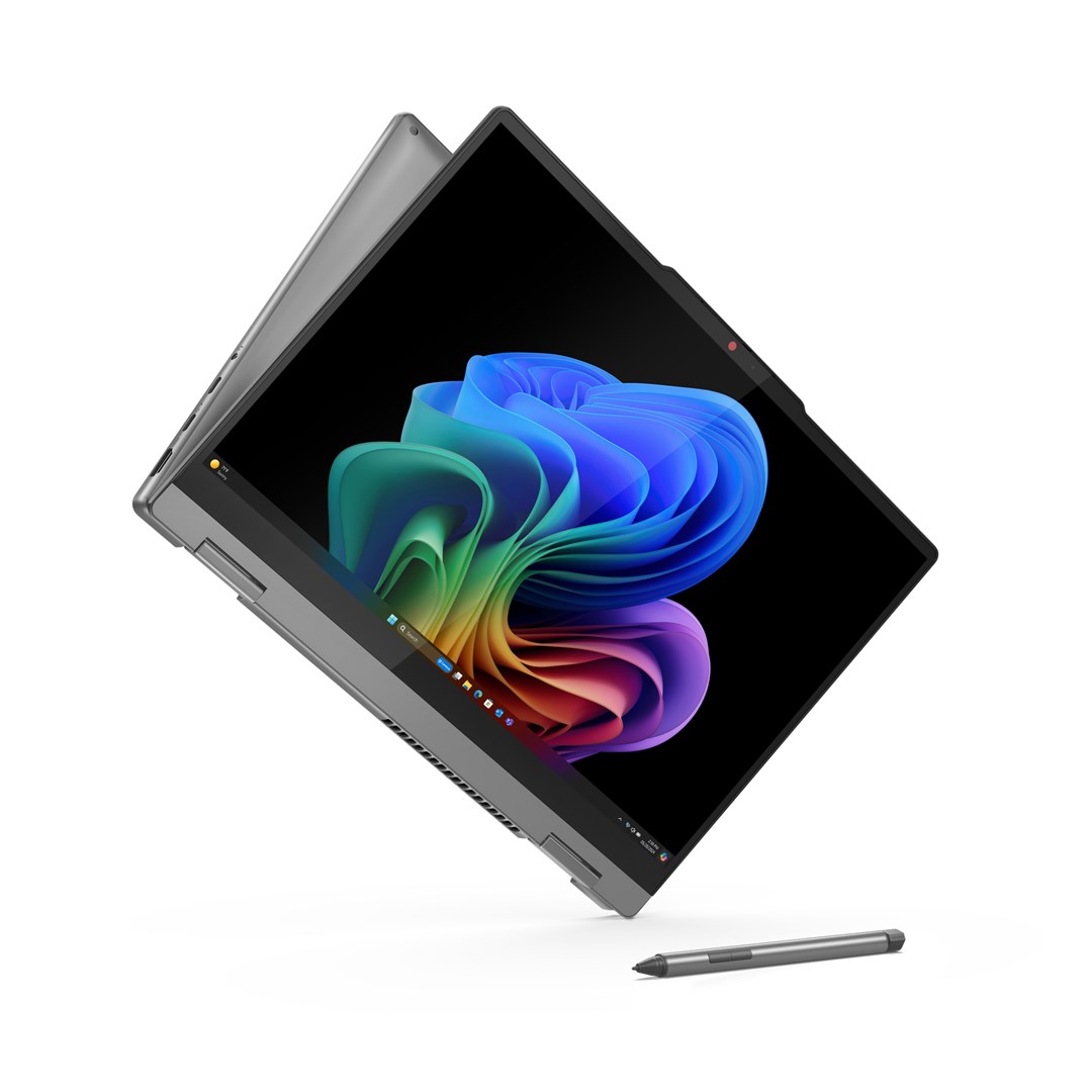 Lenovo IdeaPad 5 2-in-1 14Q8X9 Copilot+ PC Qualcomm Snapdragon X1P-42-100 Hybrid (2-in-1) 35.6 cm (14") Touchscreen WUXGA 16 GB LPDDR5x-SDRAM 1 TB SSD Wi-Fi 7 (802.11be) Windows 11 Home Grey Lenovo IdeaPad 5 2-in-1 14Q8X9 Copilot+ PC Qualcomm Snapdragon X1P-42-100 Hybrid (2-in-1) 35.6 cm (14") Touchscreen WUXGA 16 GB LPDDR5x-SDRAM 1 TB SSD Wi-Fi 7 (802.11be) Windows 11 Home Grey