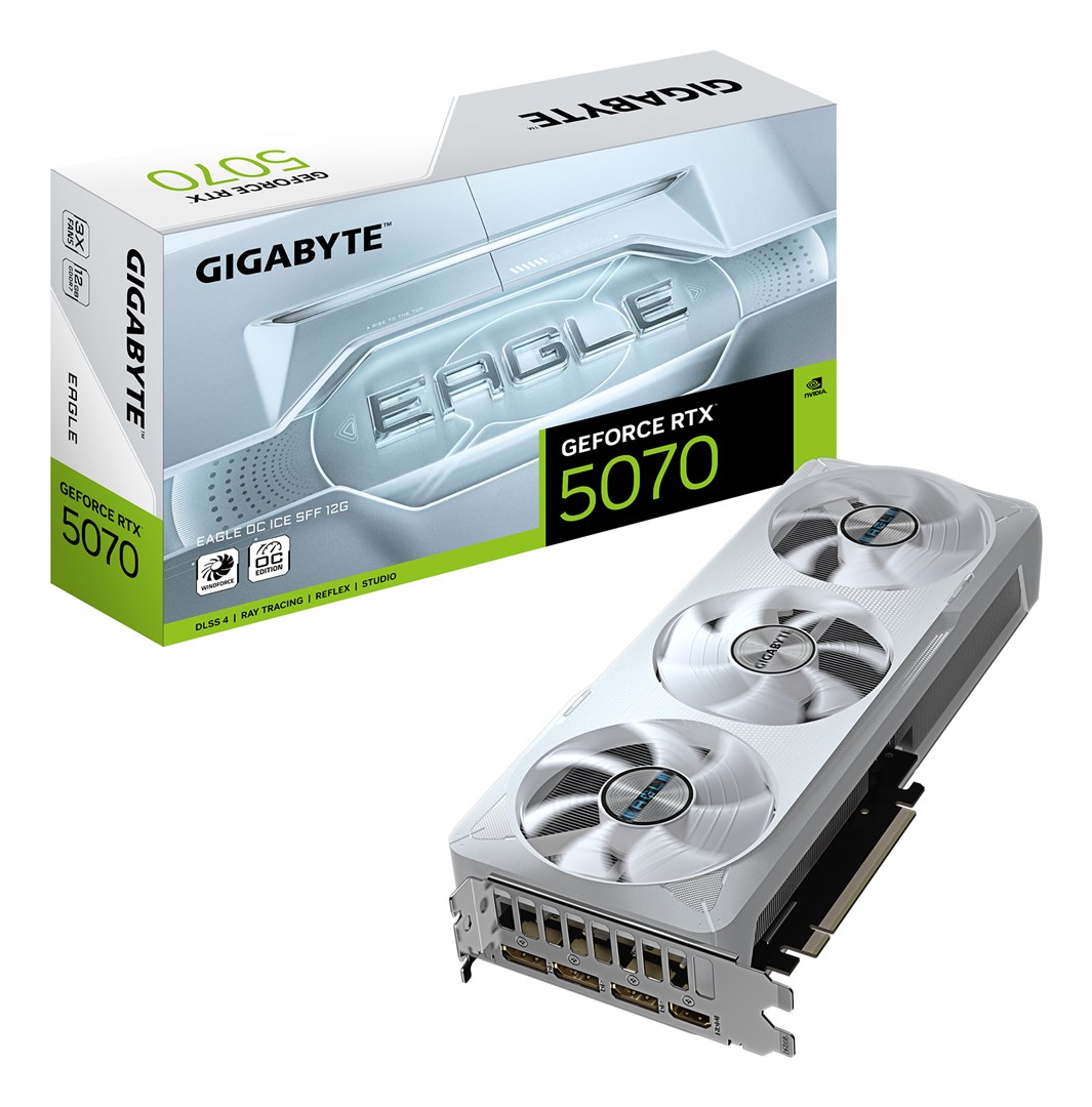 Graphics card Gigabyte GeForce RTX 5070 EAGLE OC IC 12 GB GDDR7 Graphics card Gigabyte GeForce RTX 5070 EAGLE OC IC 12 GB GDDR7