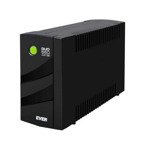 UPS EVER DUO 550 AVR USB (TWR; 550VA) (T/DAVRTO-000K55/00) UPS EVER DUO 550 AVR USB (TWR; 550VA) (T/DAVRTO-000K55/00)